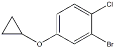 2-bromo-1-chloro-4-cyclopropoxybenzene Structure