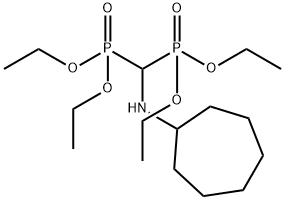 tetraethyl ((cycloheptylamino)methylene)bis(phosphonate)(WXG00623) Struktur