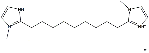 1,9-Nonanediyl-bis(3-methylimidazolium) difluoride solution
		
	 Struktur