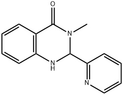 3-Methyl-2-pyridin-2-yl-2,3-dihydro-1H-quinazolin-4-one Structure