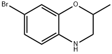7-ブロモ-2-メチル-3,4-ジヒドロ-2H-ベンゾ[B][1,4]オキサジン 化学構造式