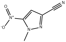 1-methyl-5-nitro-1H-pyrazole-3-carbonitrile 结构式