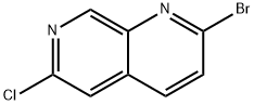 2-bromo-6-chloro-1,7-naphthyridine Structure