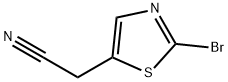 2-(2-溴-1,3-噻唑-5-基)乙腈,1246554-99-3,结构式