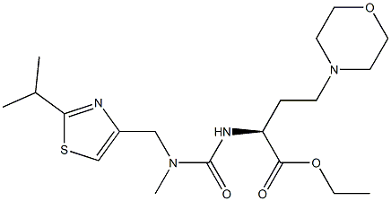 1247119-35-2 (S)-Ethyl 2-[3-(2-Isopropyl-thiazol-4-ylmethyl)-3-methylureido]-4-morpholin-4-yl-butanoate