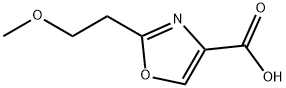 2-(2-Methoxyethyl)oxazole-4-carboxylic Acid Structure