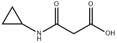 2-(环丙基氨基羰基)乙酸, 1247436-33-4, 结构式