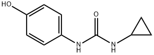 1-cyclopropyl-3-(4-hydroxyphenyl)urea 化学構造式