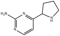 4-Pyrrolidin-2-yl-pyrimidin-2-ylamine Structure