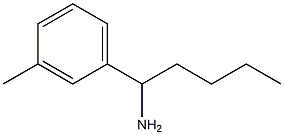 1-(3-METHYLPHENYL)PENTAN-1-AMINE Structure