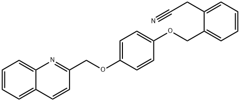 2-(2-((4-(quinolin-2-ylmethoxy)phenoxy)methyl)phenyl)acetonitrile(WXG01248)|2-(2-((4-(喹啉-2-基甲氧基)苯氧基)甲基)苯基)乙腈