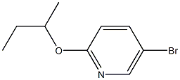 5-bromo-2-sec-butoxypyridine 化学構造式