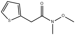 N-methoxy-N-methyl-2-Thiopheneacetamide Struktur