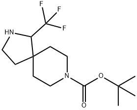 叔-丁基 1-(三氟甲基)-2,8-二氮杂螺[4.5]癸烷-8-甲酸基酯, 1250998-75-4, 结构式