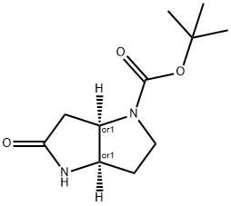 Cis-Tert-Butyl5-Oxohexahydropyrrolo[3,2-B]Pyrrole-1(2H)-Carboxylate,1251021-42-7,结构式