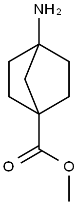 methyl 4-aminobicyclo[2.2.1]heptane-1-carboxylate Struktur