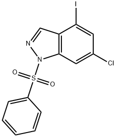 6-chloro-4-iodo-1-(phenylsulfonyl)-1H-Indazole