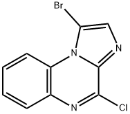 1-Bromo-4-chloroimidazo[1,2-a]quinoxaline Struktur