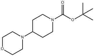 N-BOC-4-吗啉基哌啶 结构式