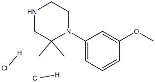 1-(3-Methoxyphenyl)-2,2-dimethylpiperazine dihydrochloride|