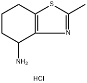 2-Methyl-4,5,6,7-tetrahydro-1,3-benzothiazol-4-amine dihydrochloride,1255717-68-0,结构式