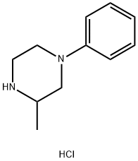3-Methyl-1-phenylpiperazine hydrochloride Structure