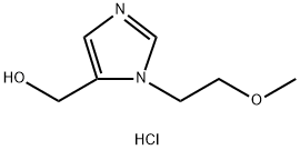 [1-(2-Methoxyethyl)-1H-imidazol-5-yl]methanol hydrochloride 结构式