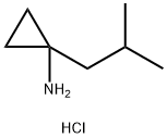 (1-Isobutylcyclopropyl)amine hydrochloride 结构式