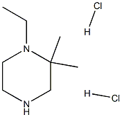 1-Ethyl-2,2-dimethylpiperazine dihydrochloride Structure