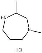 1,3-Dimethyl-1,4-diazepane dihydrochloride Struktur
