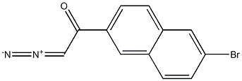 1-(6-bromo-2-naphthalenyl)-2-diazoethanone