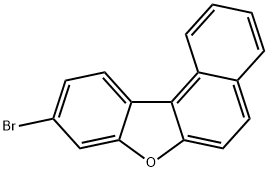 Benzo[b]naphtho[1,2-d]furan, 9-bromo- 化学構造式