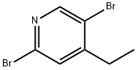2,5-dibromo-4-ethylpyridine Structure