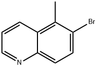 5-甲基-6-溴喹啉 结构式