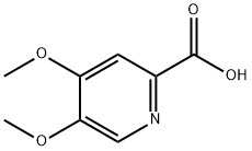 4,5-二甲氧基-2吡啶甲酸 结构式