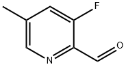 3-氟-5-甲基皮考林醛, 1256822-25-9, 结构式