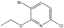 3-Bromo-6-chloro-2-ethoxypyridine,1256825-56-5,结构式