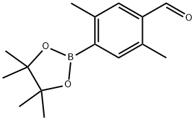 2,5-二甲基-4-甲酰基苯基硼酸频哪醇酯 结构式