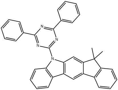 1257220-48-6 5-(4,6-diphenyl-1,3,5-triazin-2-yl)-7,7-dimethyl-5,7-dihydroindeno[2,1-b]carbazole