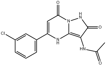 N-(5-(3-Chlorophenyl)-2,7-dioxo-1,2,4,7-tetrahydropyrazolo[1,5-a]pyrimidin-3-yl)acetamide|N-(5-(3-Chlorophenyl)-2,7-dioxo-1,2,4,7-tetrahydropyrazolo[1,5-a]pyrimidin-3-yl)acetamide