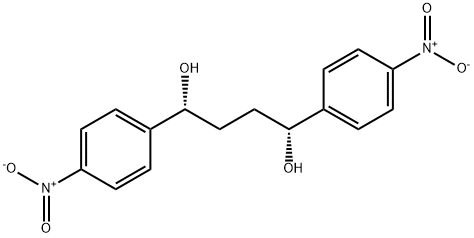 (1R,4R)-1,4-bis(4-nitrophenyl)butane-1,4-diol Struktur