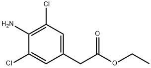 2-(4-氨基-3,5-二氯苯基)乙酸乙酯,1258845-93-0,结构式