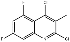 2,4-dichloro-5,7-difluoro-3-methylquinoline,1259439-39-8,结构式