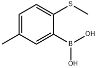 5-methyl-2-(methylthio)phenylboronic acid Struktur