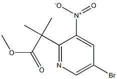 methyl 2-(5-bromo-3-nitropyridin-2-yl)-2-methylpropanoate