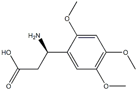 (3R)-3-AMINO-3-(2,4,5-TRIMETHOXYPHENYL)PROPANOIC ACID,1259860-20-2,结构式