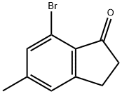 7-Bromo-5-methyl-indan-1-one Structure