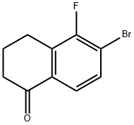 6-BROMO-5-FLUORO-2,3,4-TRIHYDRONAPHTHALEN-1-ONE|1260013-62-4