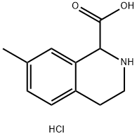 7-甲基-1,2,3,4-四氢异喹啉-1-羧酸盐酸盐,1260637-81-7,结构式