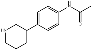 N-(4-(piperidin-3-yl)phenyl)acetamide hydrochloride Structure